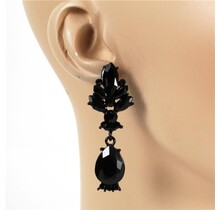 Front Row Earrings - Black
