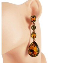 Such A Catch Earrings - Yellow Iridescent
