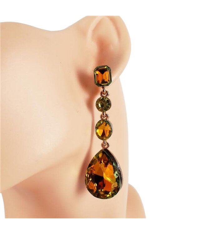Such A Catch Earrings - Yellow Iridescent
