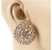 Diamond Dust Oversized Knobs - Gold