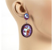 Art Of Reflection Earrings - Purple