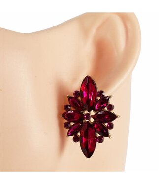 Your Highness Earrings - Fuchsia