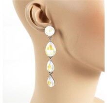 Can't Deny You Jewel Earrings - White