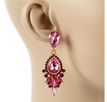 Heaven Only Knows Earrings - Fuchsia