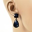 Bite Size Teardrop Earring - Navy