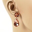 Bite Size Teardrop Earring - Rose Gold
