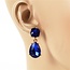 Bite Size Teardrop Earring - Royal Blue