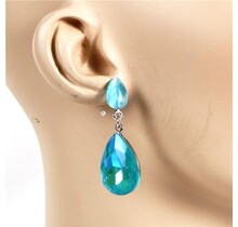 Rise Above Earrings - Aqua