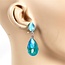 Rise Above Earrings - Aqua