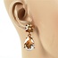 Bite Size Teardrop Earring - Topaz