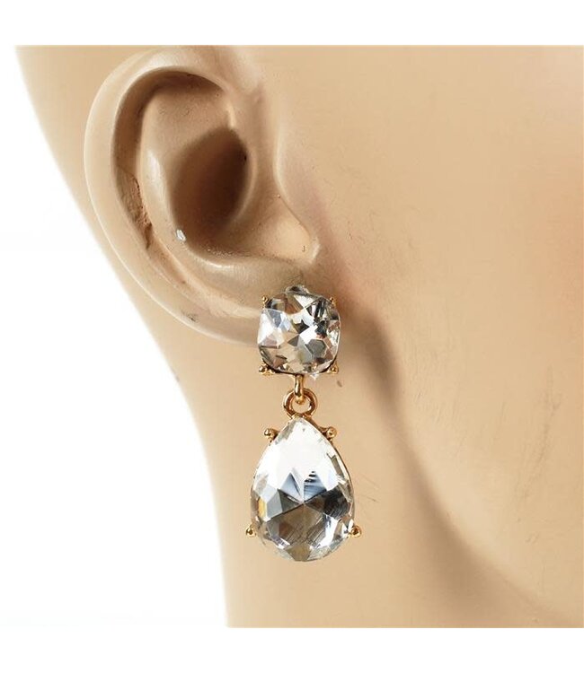 Bite Size Teardrop Earring - Gold