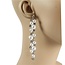 Pearl To Pearl Earrings - Silver