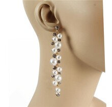 Pearl To Pearl Earrings - Gold
