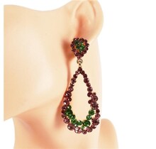 Main Stage Earrings - Pink/Green