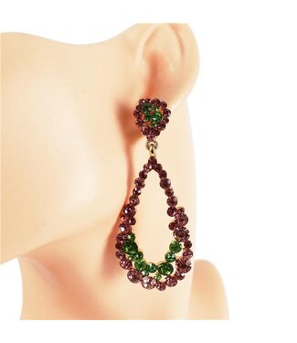 Main Stage Earrings - Pink/Green