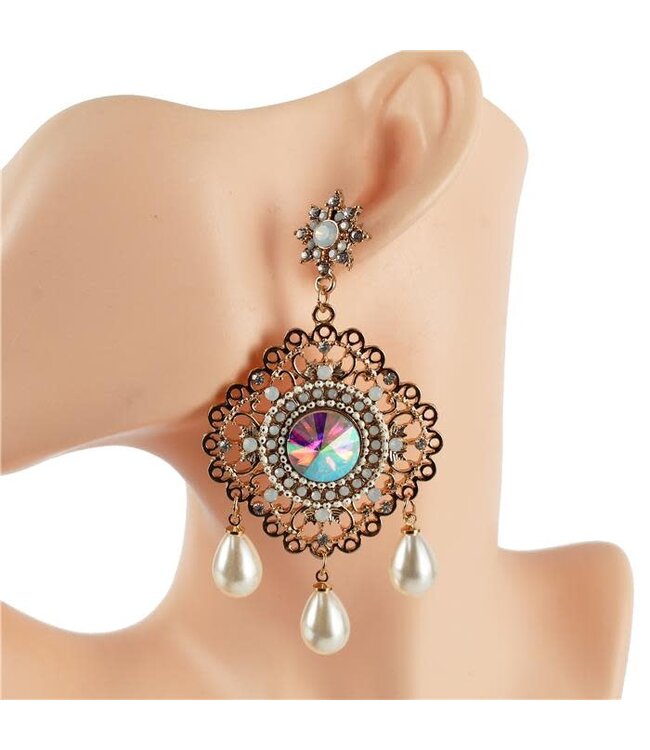 Your Majesty Pearl Earrings - Gold