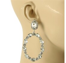 Glam Up Earrings - Silver