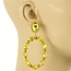 Glam Up Earrings - Yellow