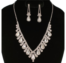 Meant To Be Necklace Set - Silver