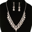 Meant To Be Necklace Set - Silver