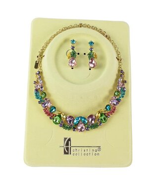 Top Tier Necklace Set - Multi
