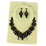 Love Attention Necklace Set - Black