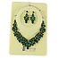 Love Attention Necklace Set - Emerald