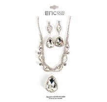 This Little Love Necklace Set - Silver