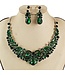 Slow Dance Necklace Set - Emerald
