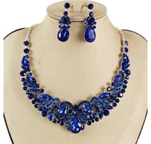 Slow Dance Necklace Set - Royal Blue