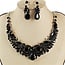 Slow Dance Necklace Set - Black