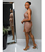 Material Girl Sequin Dress - Rose Gold