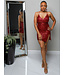 Material Girl Sequin Dress - Red