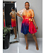 Sunset Memories Buttoned Dress