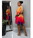 Sunset Memories Buttoned Dress