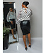 Breaking The Rules Leather Skirt