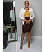 No Fuss Pencil Skirt - Chocolate