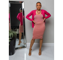 No Fuss Pencil Skirt - LIGHT MAUVE