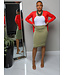 No Fuss Pencil Skirt - Light Olive