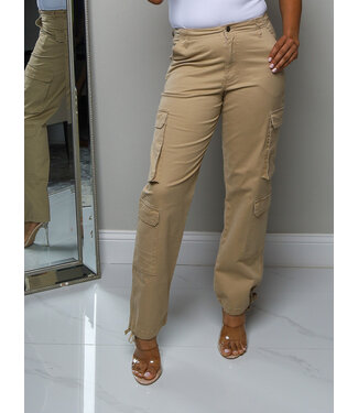 Off The Record Cargo Pants - Khaki