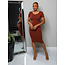Take It Easy Dress - DARK RUST