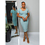 Take It Easy Dress - DUSTY GREEN