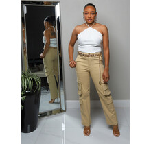 Stay Ready Cargo Pants - Khaki