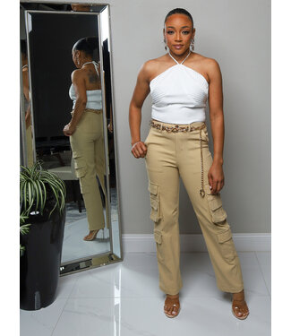Stay Ready Cargo Pants - Khaki