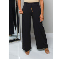 Make It Look Easy Wide Leg Pants - Black