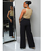 Style & Comfort Belted Pants - Black
