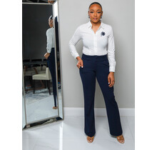 Business Per Usual Pants - Navy