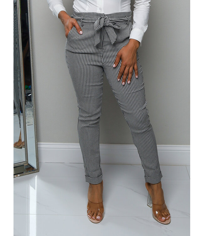 Back In Business Houndstooth Pants