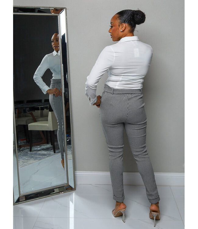 Back In Business Houndstooth Pants