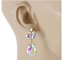 Pineapple Dreams Jewel Earrings - Gold Iridescent